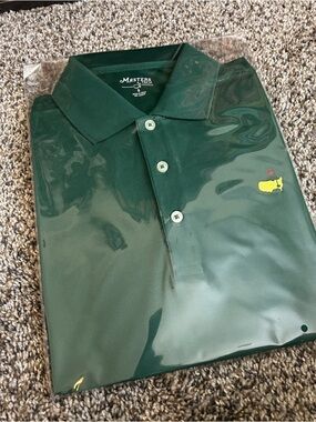 Masters | Augusta | Green Polo Shirt | NIB | Golf Performance Shirt